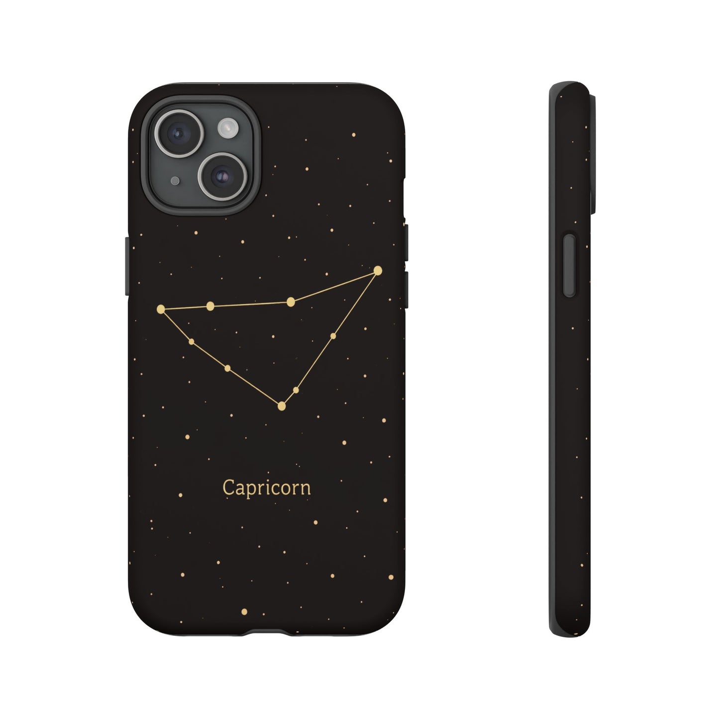 Capricorn Zodiac Constellation Phone Case – Luxe Gold Celestial Cover