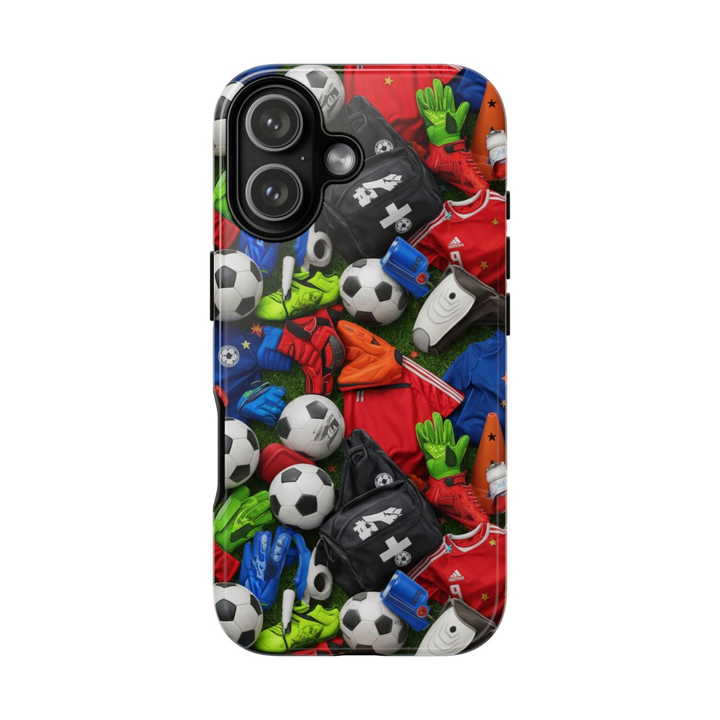 Soccer Ball Pattern Phone Case – Sports Fan Tough Protective Game Day Case