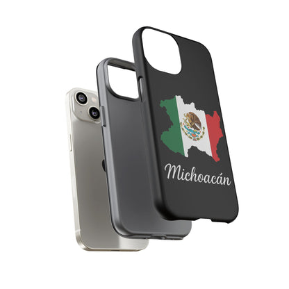 Michoacán Mexico Flag Map Phone Case | Mexican American Pride Tough Case for iPhone & Samsung