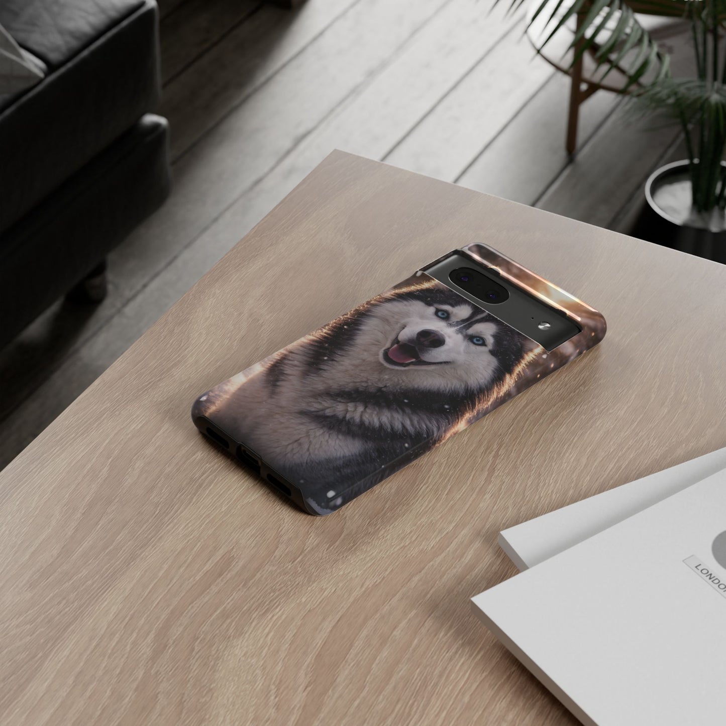Siberian Husky Tough Phone Case | Blue Eyes Dog Cover Protective iPhone Case