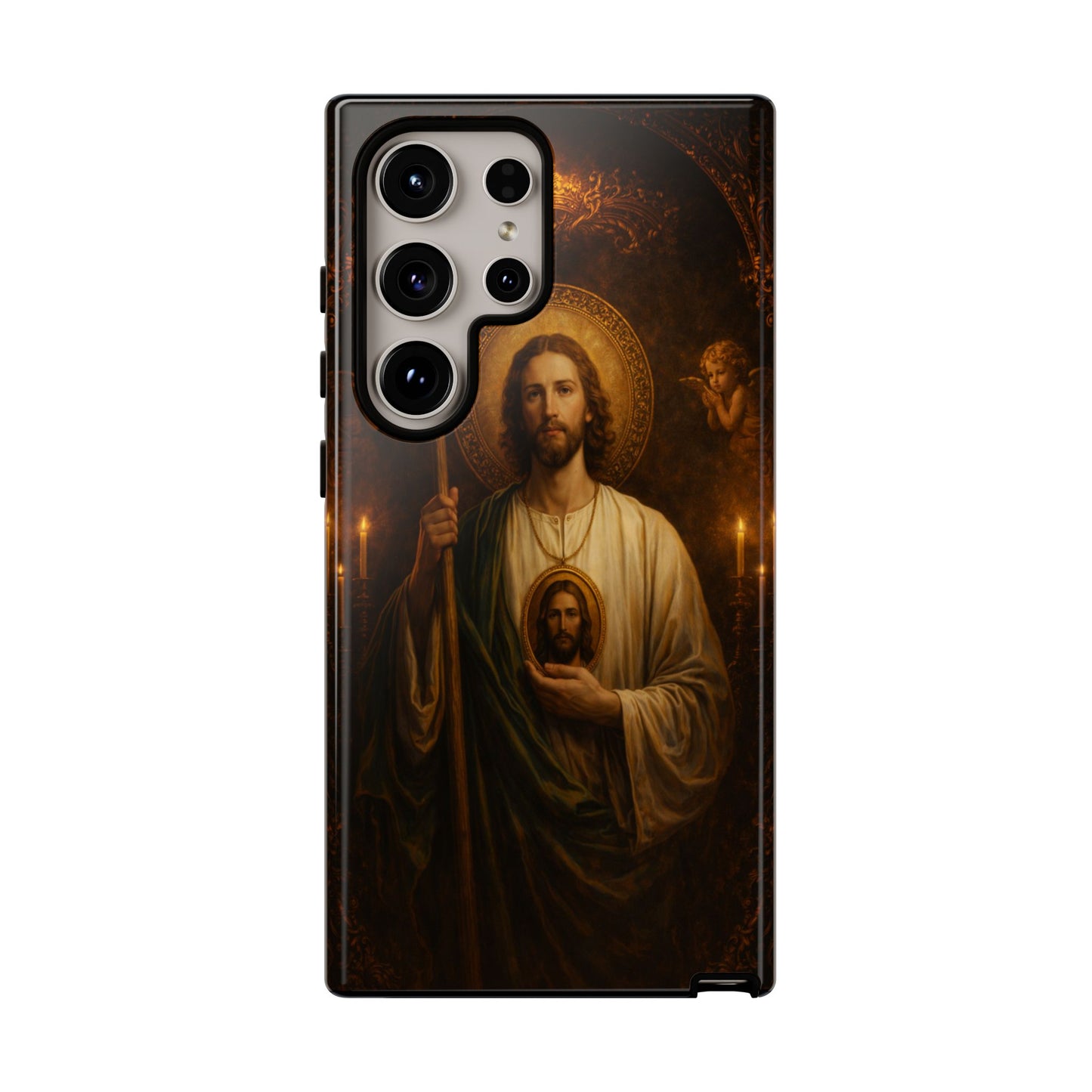 San Judas Phone Case Saint Jude Catholic Saint Religious Art Portrait Tough