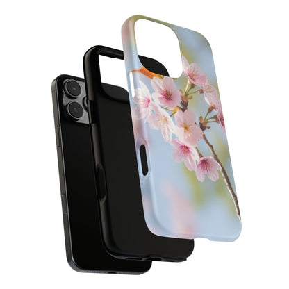 Cherry Blossom Phone Case – Pink Floral Tough Case (iPhone, Samsung Galaxy, Pixel)