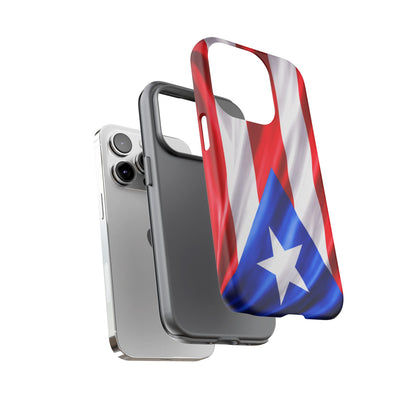 Puerto Rico Flag Phone Case | Boricua Pride Tough Case | Puerto Rican Flag Protective Cover for iPhone & Samsung