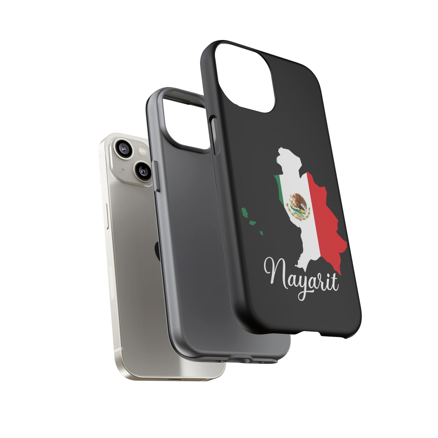 Nayarit Mexico Flag Map Phone Case | Mexican American Pride Tough Case for iPhone & Samsung