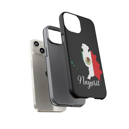 Nayarit Mexico Flag Map Phone Case | Mexican American Pride Tough Case for iPhone & Samsung