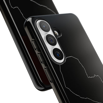 Paraguay Outline Phone Case – Minimal Country Map Tough Case (iPhone, Samsung, Pixel)