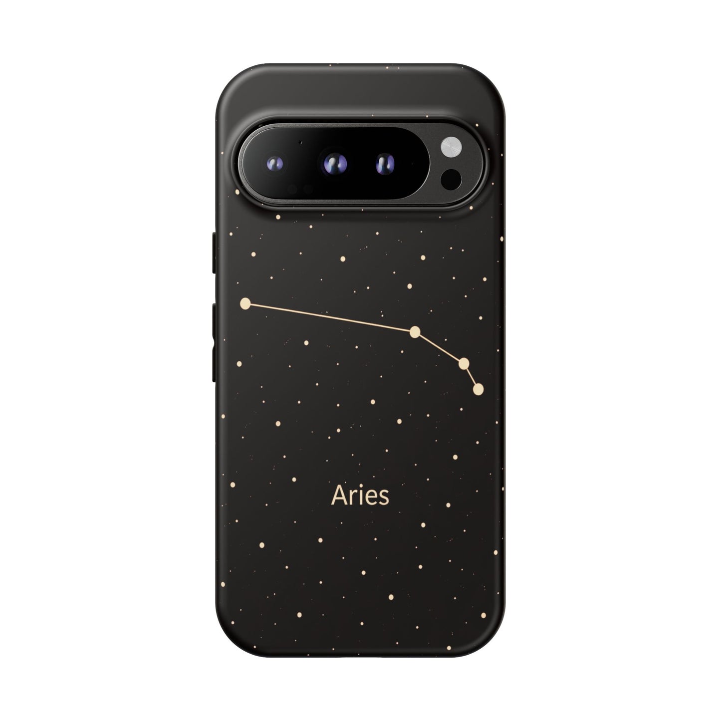 Aries Zodiac Constellation Phone Case – Luxe Gold Celestial Cover