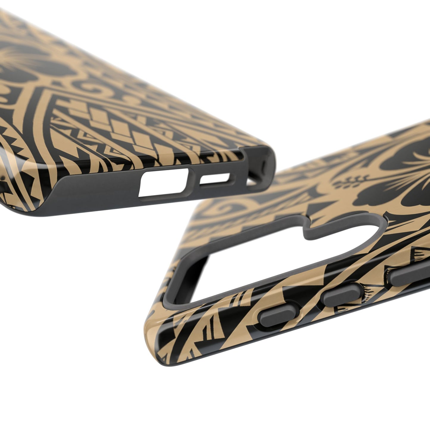 Polynesian Tribal Hawaiin Hibiscus Phone Case for iPhone Samsung Galaxy