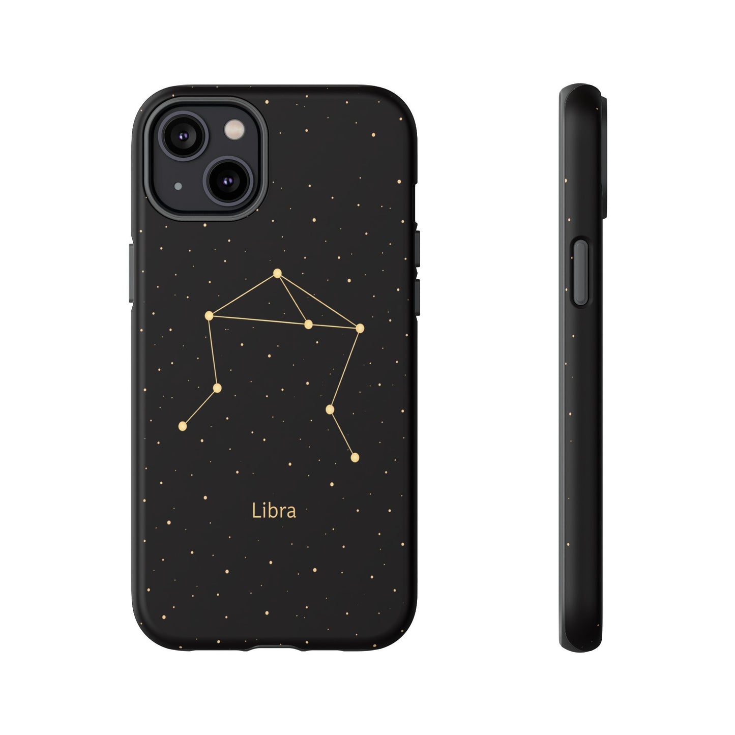 Libra Zodiac Constellation Phone Case – Luxe Gold Celestial Cover