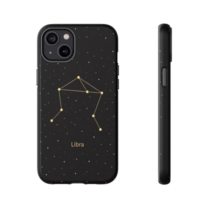 Libra Zodiac Constellation Phone Case – Luxe Gold Celestial Cover