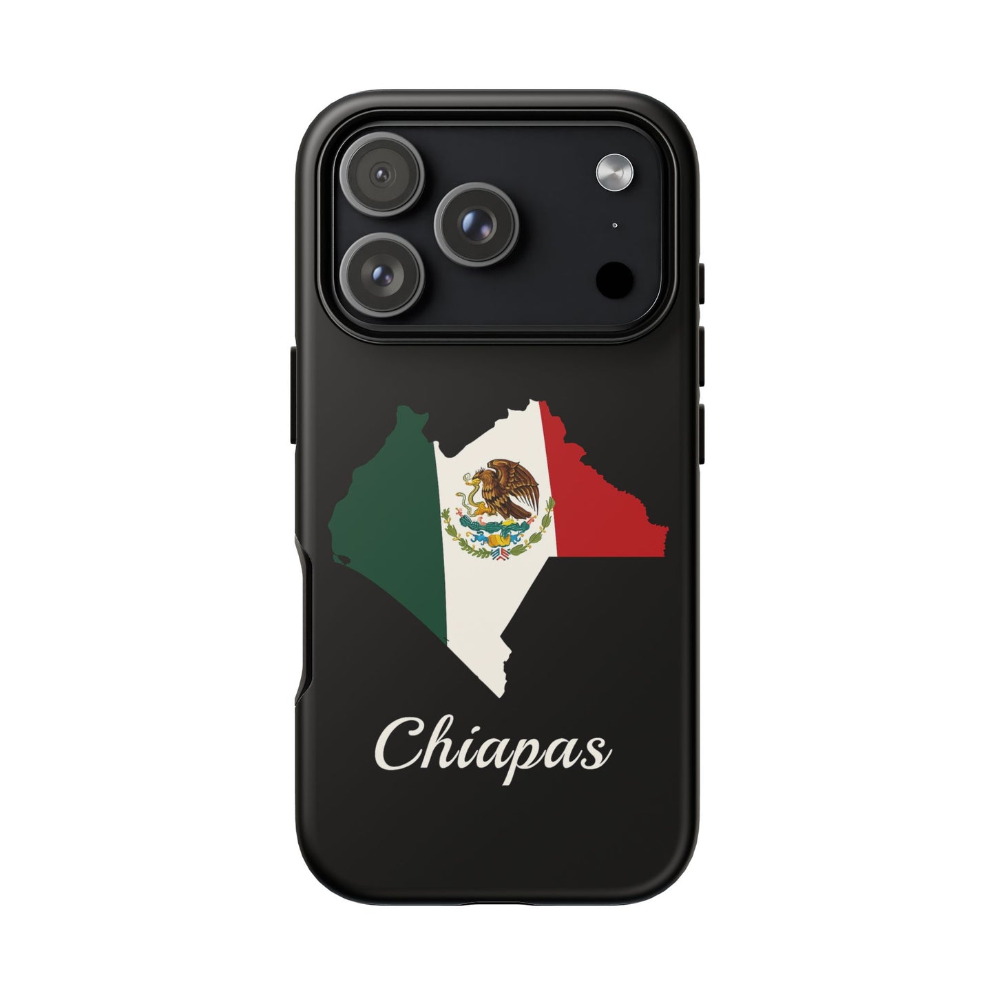 Chiapas Mexico Flag Map Phone Case | Mexican American Pride Tough Case for iPhone & Samsung