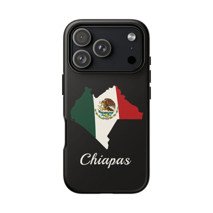 Chiapas Mexico Flag Map Phone Case | Mexican American Pride Tough Case for iPhone & Samsung