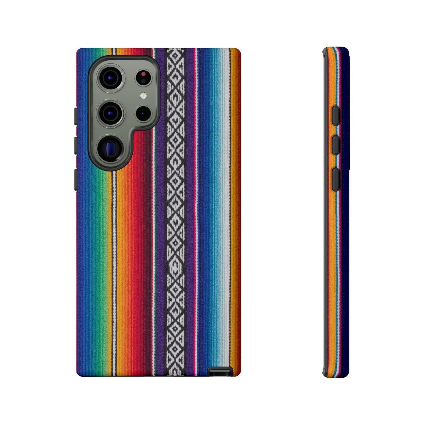 Serape Stripe Phone Case – Colorful Mexican Blanket Pattern Tough Case