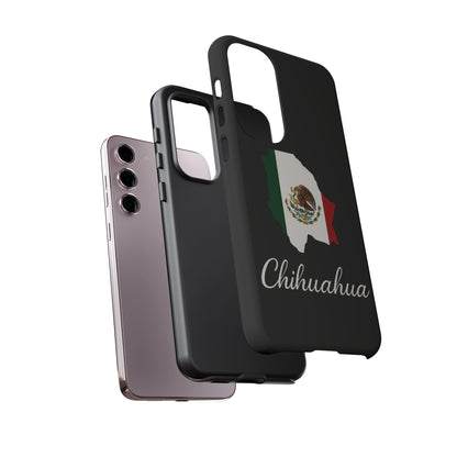 Chihuahua Mexico Flag Map Phone Case | Mexican American Pride Tough Case for iPhone & Samsung
