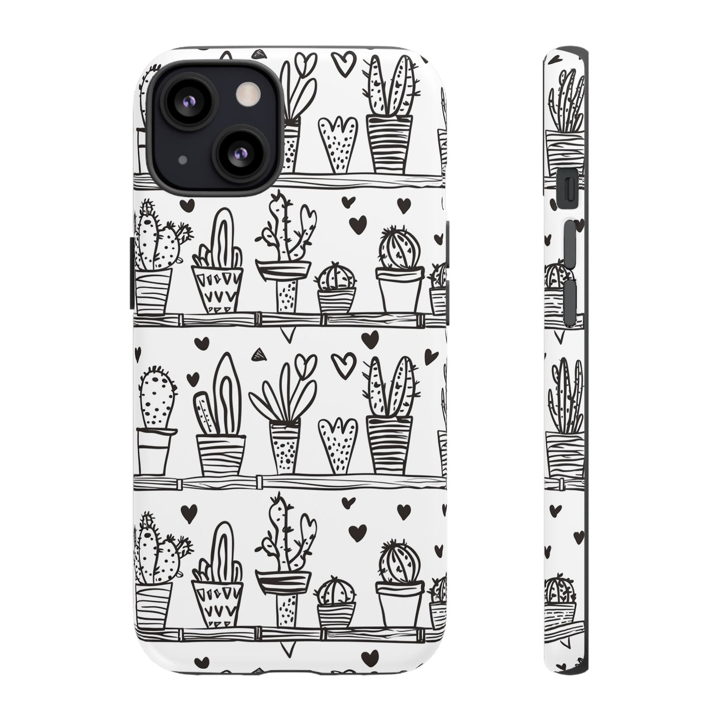 Cactus Succulent Phone Case Cute Plant Aesthetic iPhone Samsung Cover