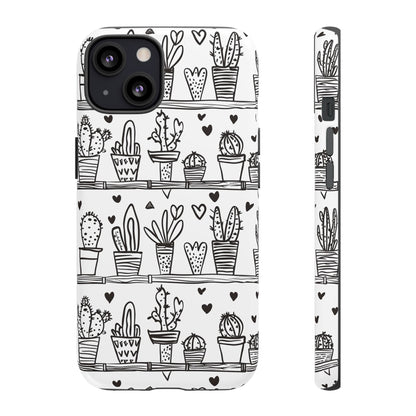 Cactus Succulent Phone Case Cute Plant Aesthetic iPhone Samsung Cover