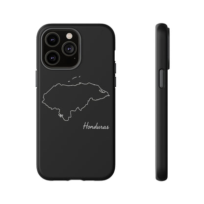 Honduras Outline Phone Case – Minimal Country Map Tough Case (iPhone, Samsung, Pixel)