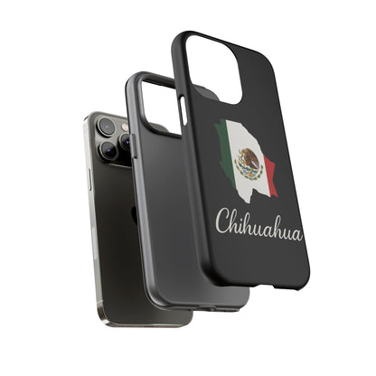 Chihuahua Mexico Flag Map Phone Case | Mexican American Pride Tough Case for iPhone & Samsung