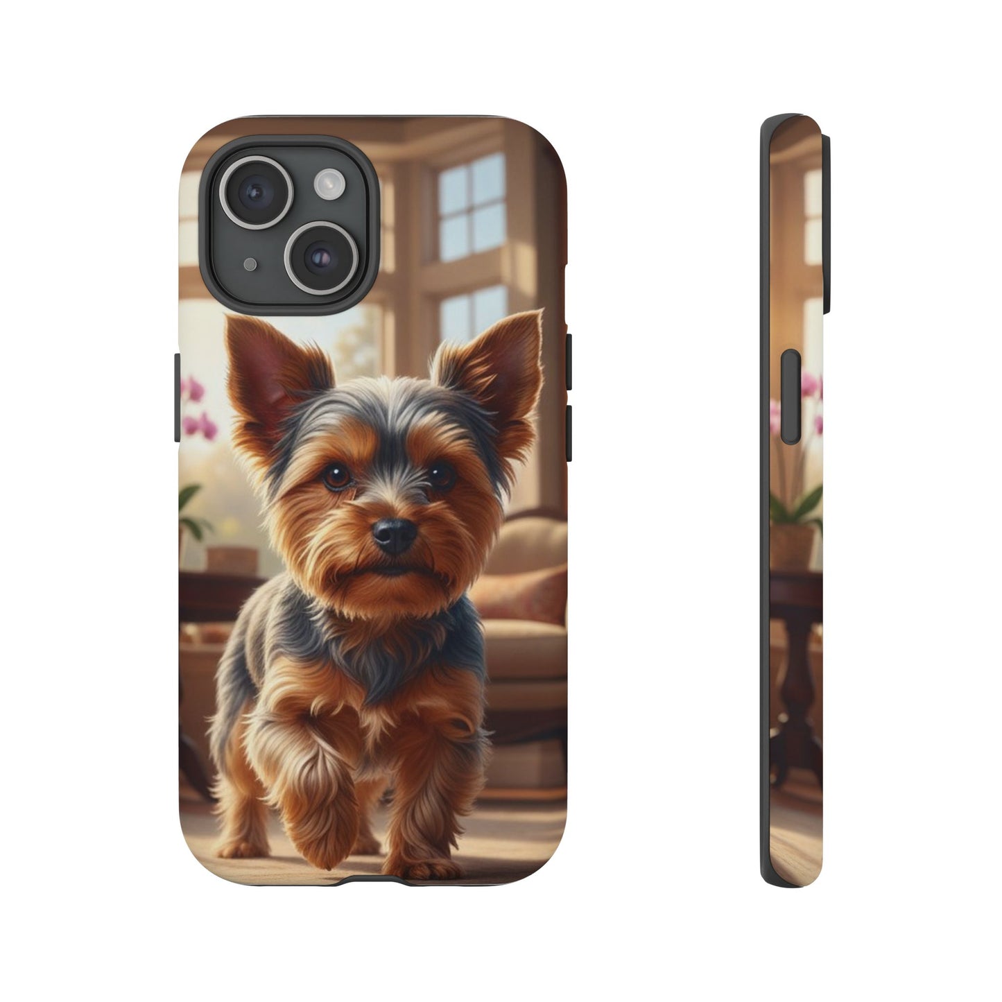 Yorkshire Terrier Phone Case – Cute Yorkie Puppy Tough Case (iPhone, Samsung, Pixel)