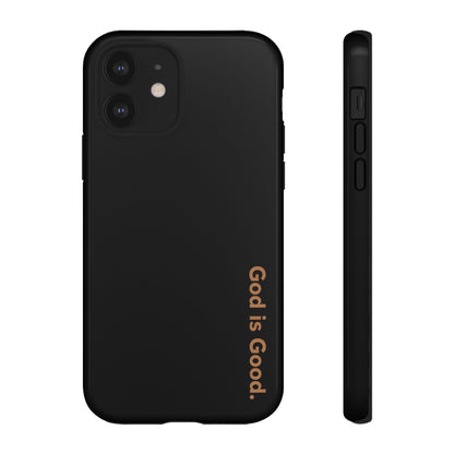 God Is Good Phone Case Minimal Aesthetic Christian Tough Cover