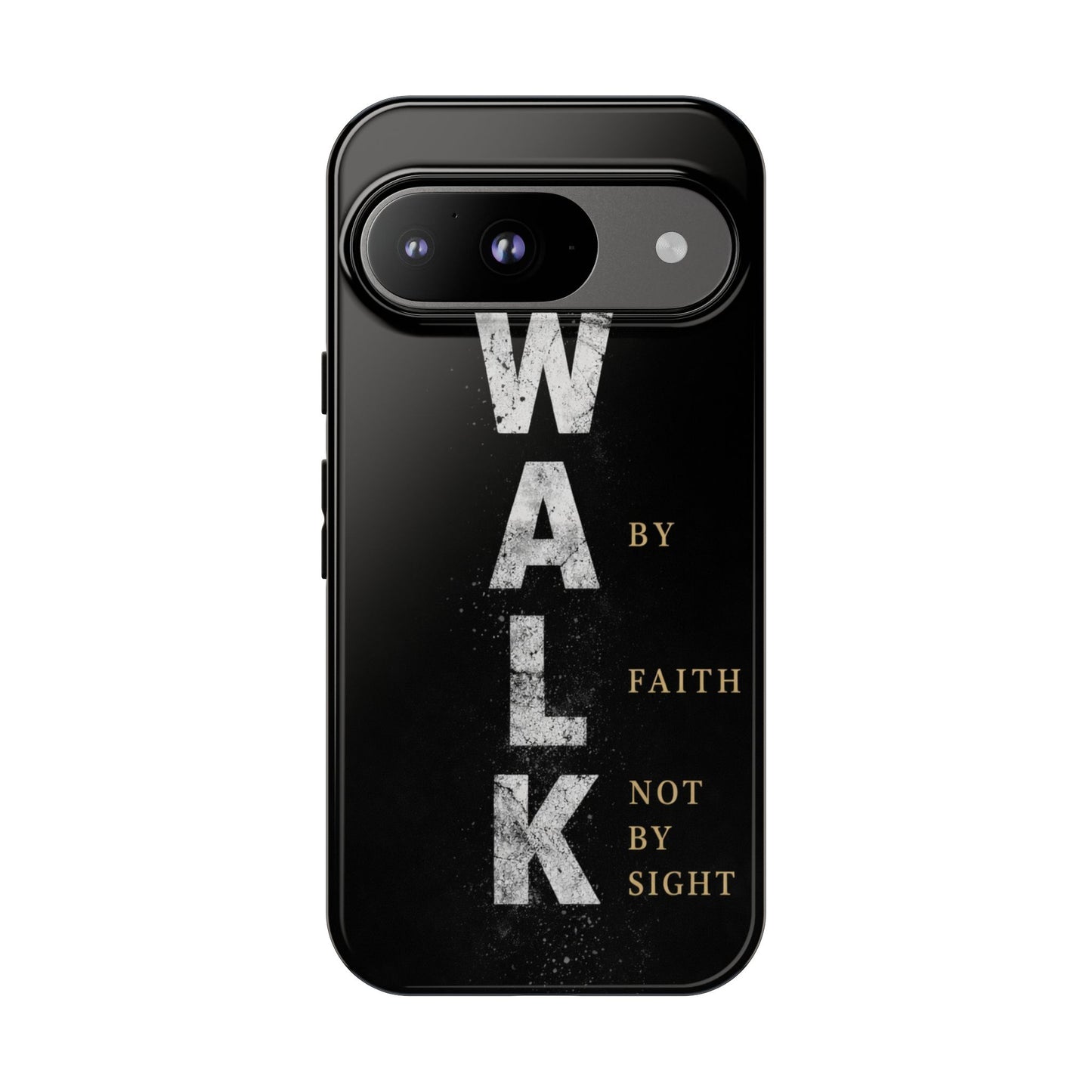 Walk by Faith Not by Sight Christian Phone Case Bible Verse Faith Cover