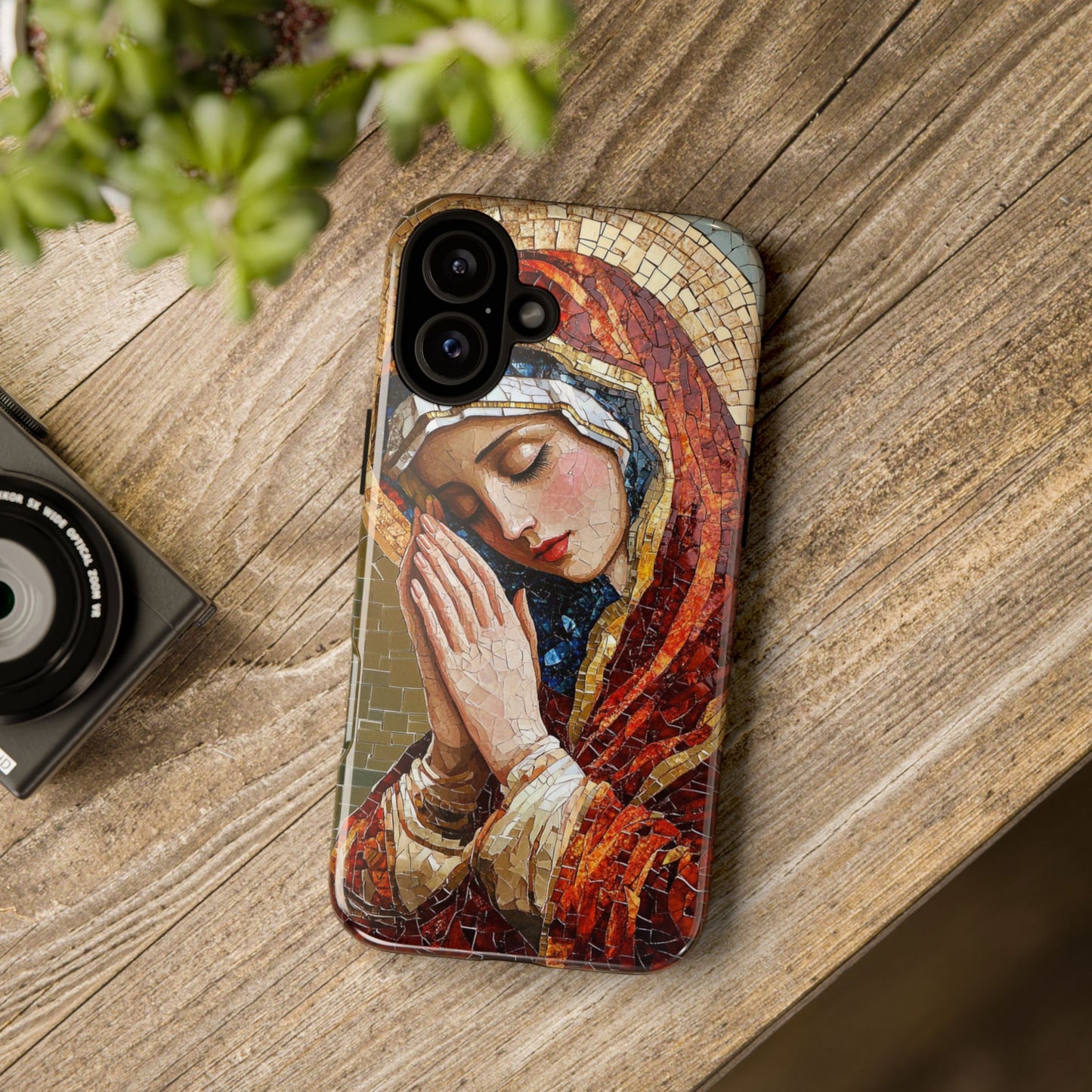 Virgin Mary Phone Case, Catholic Phone Case, Christian Aesthetic Case, Religious iPhone Case, Saint Art Case, Faith Gift
