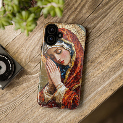 Virgin Mary Phone Case, Catholic Phone Case, Christian Aesthetic Case, Religious iPhone Case, Saint Art Case, Faith Gift