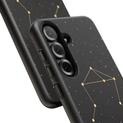 Libra Zodiac Constellation Phone Case – Luxe Gold Celestial Cover