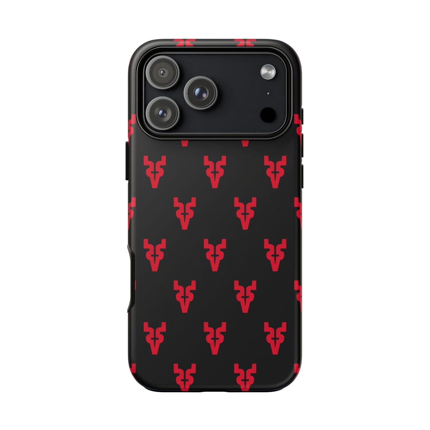 Mazatlán Bull Phone Case – Black Red Streetwear Tough Shockproof Cover
