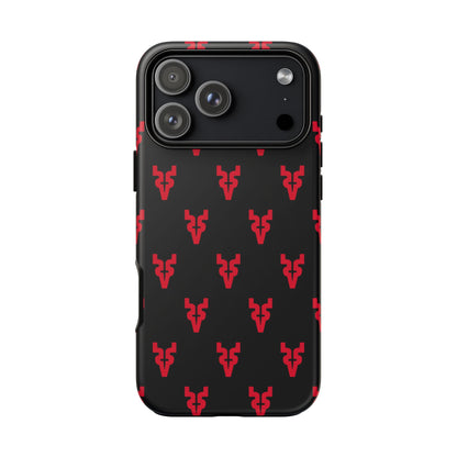 Mazatlán Bull Phone Case – Black Red Streetwear Tough Shockproof Cover