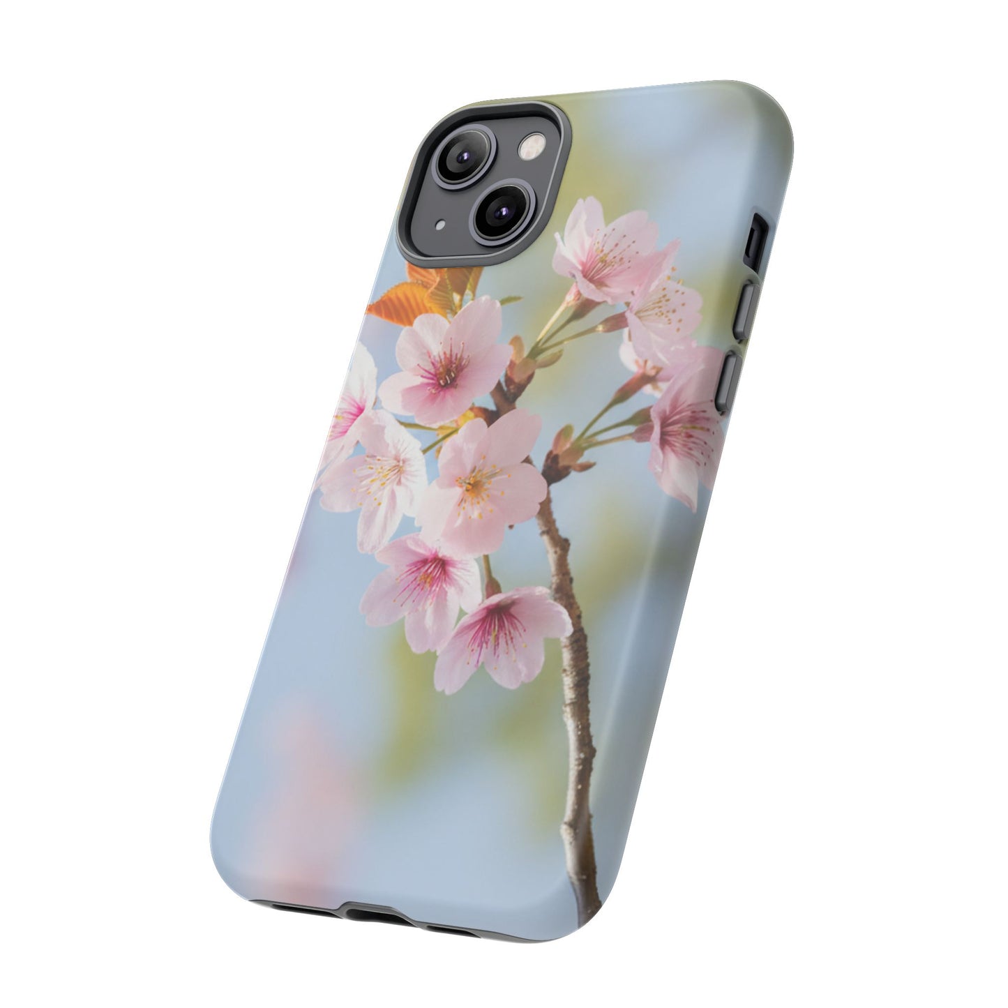 Cherry Blossom Phone Case – Pink Floral Tough Case (iPhone, Samsung Galaxy, Pixel)