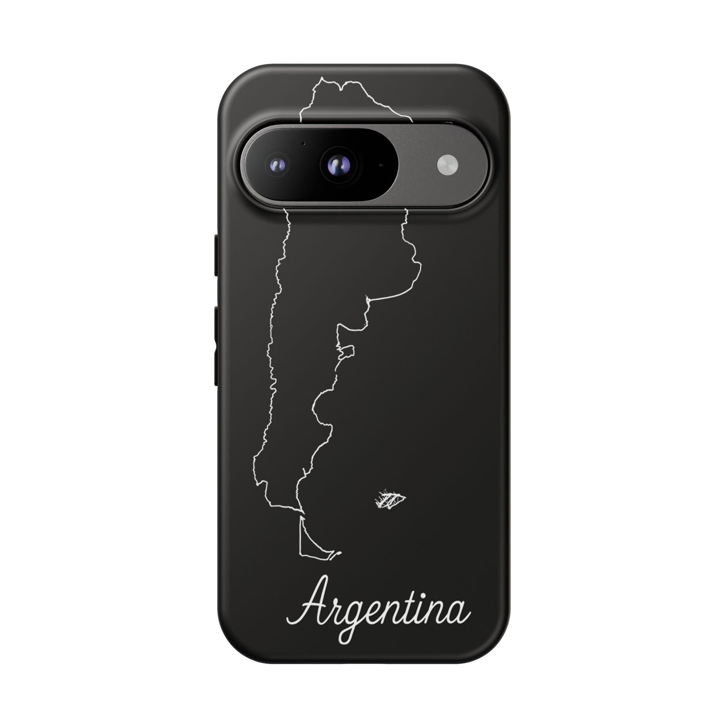 Argentina Outline Phone Case – Minimal Country Map Tough Case (iPhone, Samsung, Pixel)