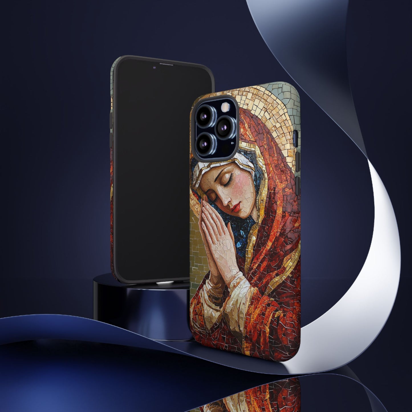 Virgin Mary Phone Case, Catholic Phone Case, Christian Aesthetic Case, Religious iPhone Case, Saint Art Case, Faith Gift
