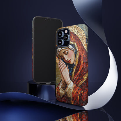 Virgin Mary Phone Case, Catholic Phone Case, Christian Aesthetic Case, Religious iPhone Case, Saint Art Case, Faith Gift