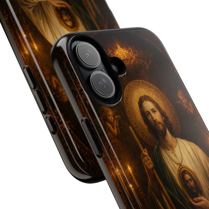 San Judas Phone Case Saint Jude Catholic Saint Religious Art Portrait Tough
