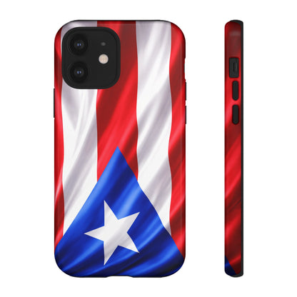 Puerto Rico Flag Phone Case | Boricua Pride Tough Case | Puerto Rican Flag Protective Cover for iPhone & Samsung