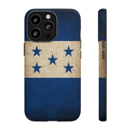 Honduras Flag Phone Case | Vintage Honduran Flag iPhone & Samsung Tough Protective Case
