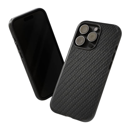 Carbon Fiber Inspired Phone Case – Rugged Slim Protective Tech Case for iPhone & Samsung