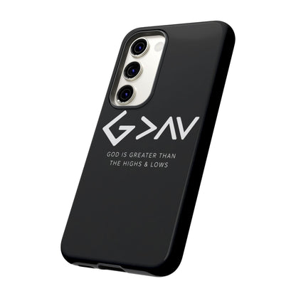 God Is Greater Than The Highs & Lows G>∧∨ Christian Phone Case