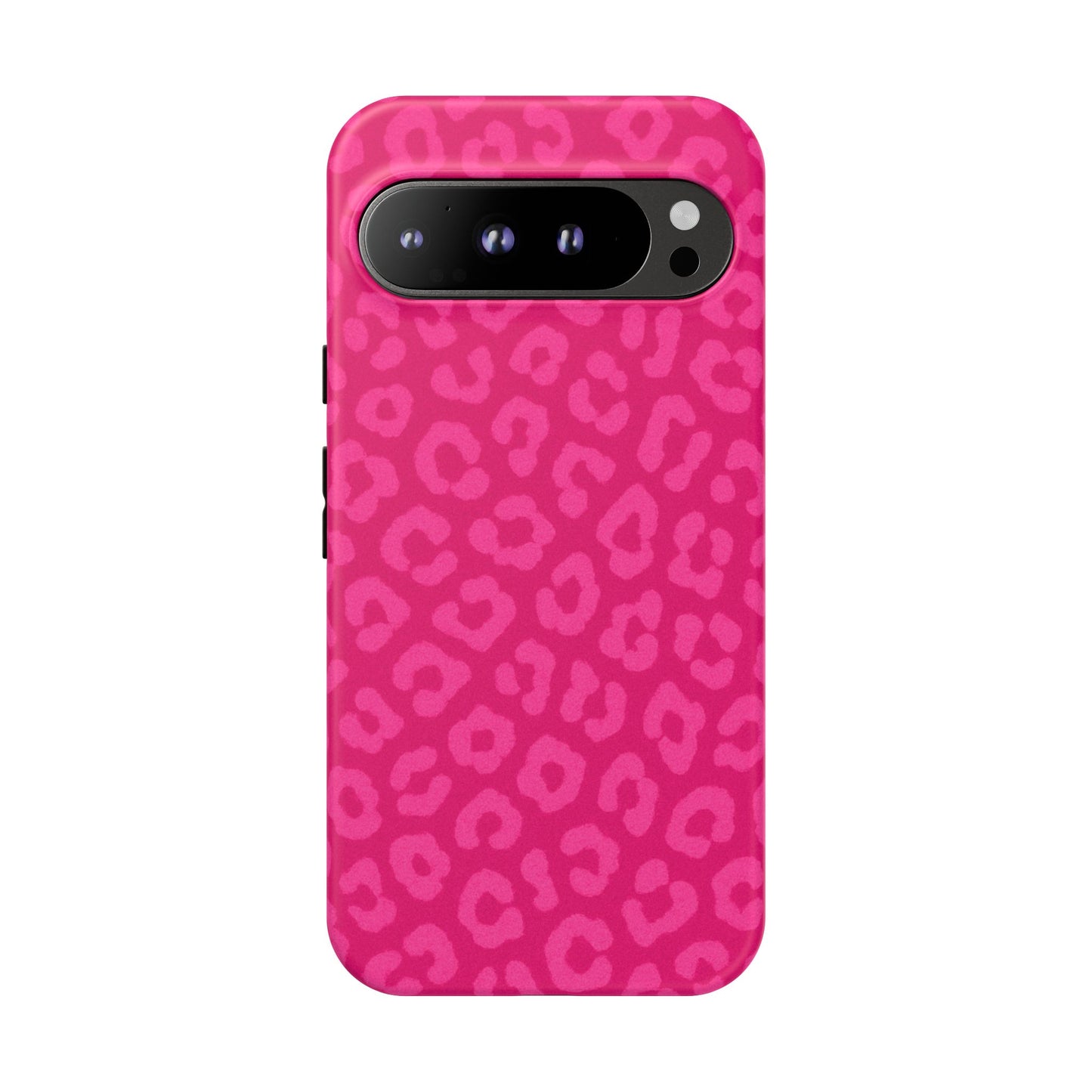 Hot Pink Leopard Print Phone Case – Bold Coquette Leopard Tough Case