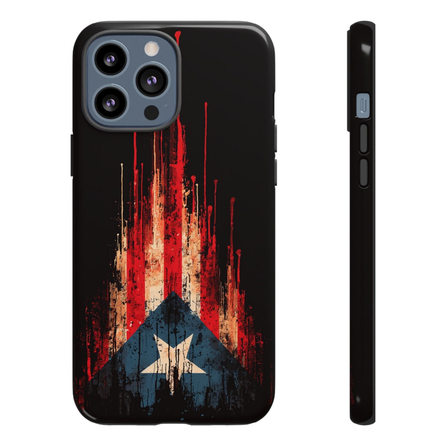 Puerto Rico Flag Phone Case | Distressed Puerto Rican Flag Tough Case | Boricua Pride Protective iPhone Samsung Cover