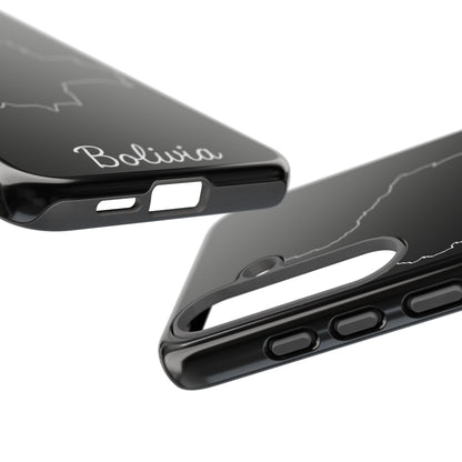Bolivia Outline Phone Case – Minimal Country Map Tough Cover