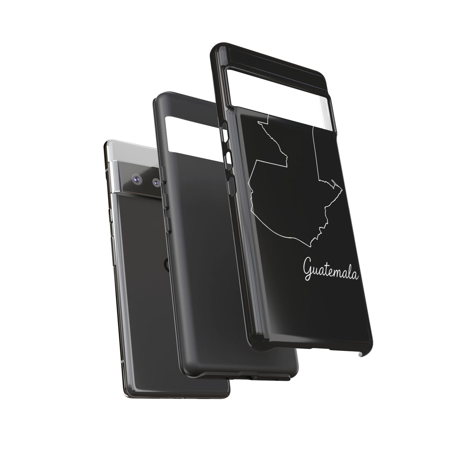 Guatemala Outline Phone Case – Minimal Country Map Tough Case (iPhone, Samsung, Pixel)