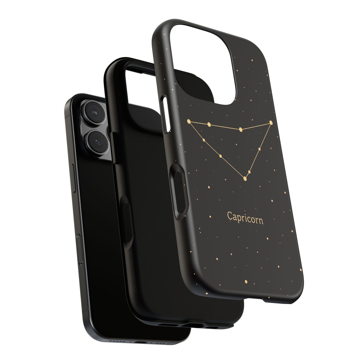 Capricorn Zodiac Constellation Phone Case – Luxe Gold Celestial Cover