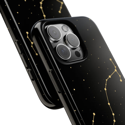Scorpio Zodiac Constellation Phone Case – Luxe Gold Celestial Cover