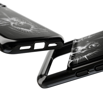 Jesus Sacred Heart Phone Case Black White Christian Faith Aesthetic