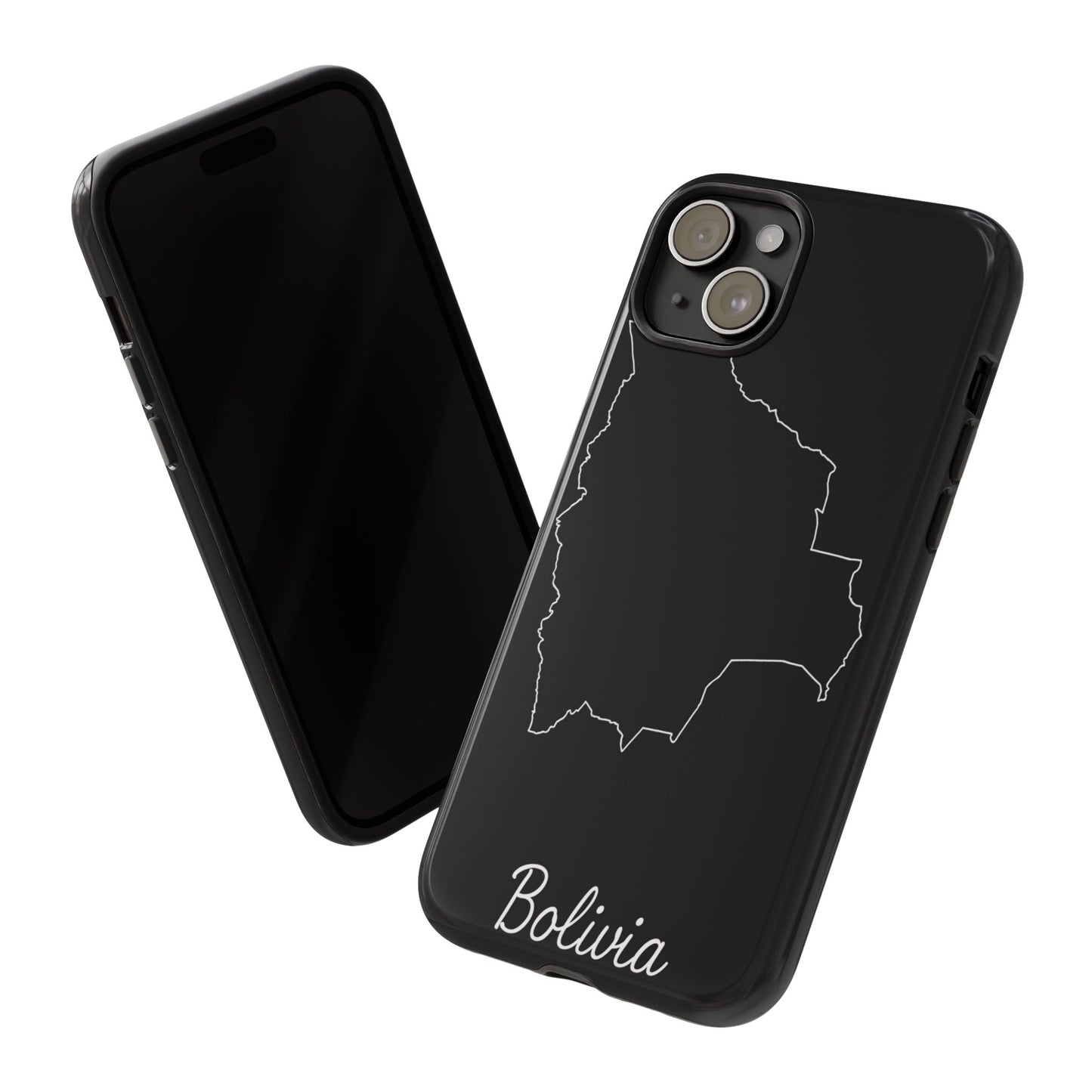 Bolivia Outline Phone Case – Minimal Country Map Tough Cover