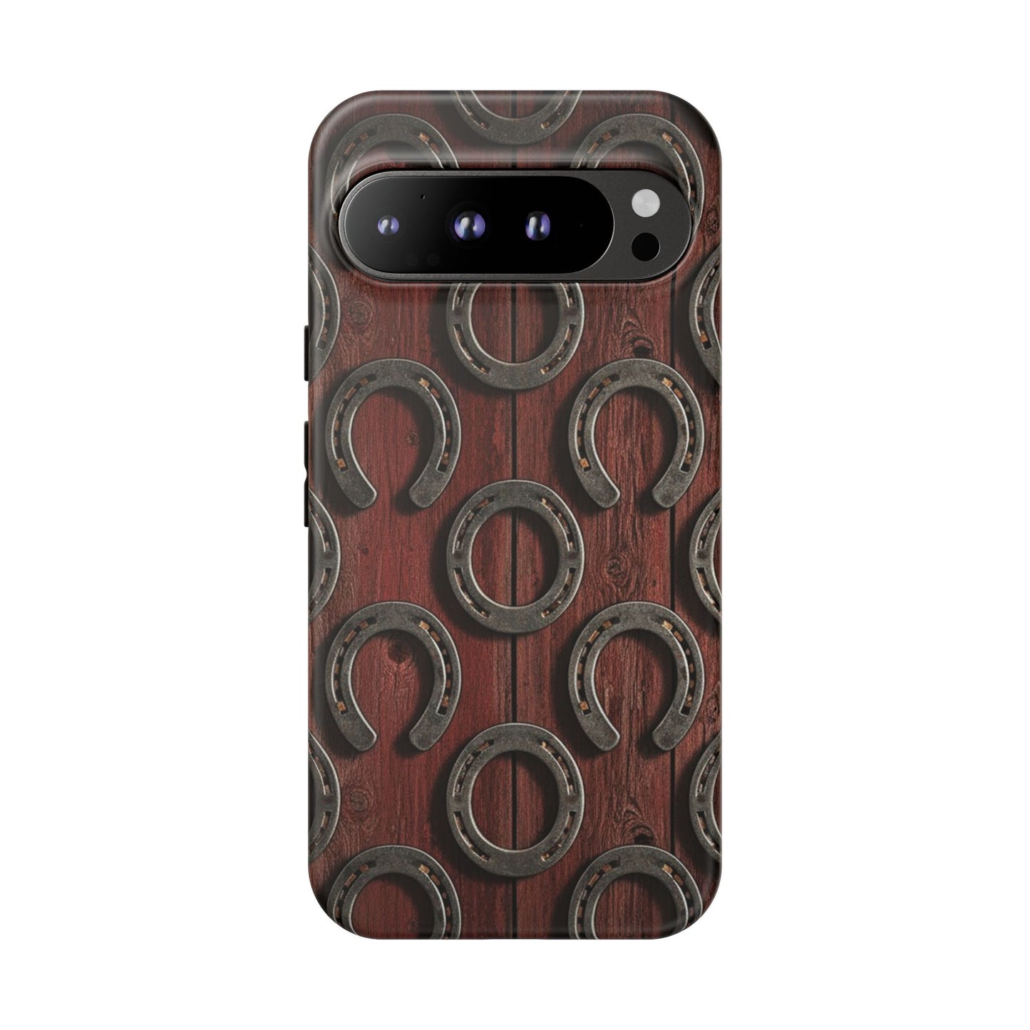 Rustic Horseshoe Western Phone Case – Cowboy Country Ranch Tough Case