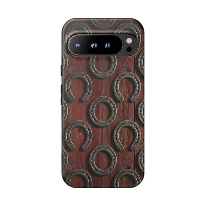 Rustic Horseshoe Western Phone Case – Cowboy Country Ranch Tough Case