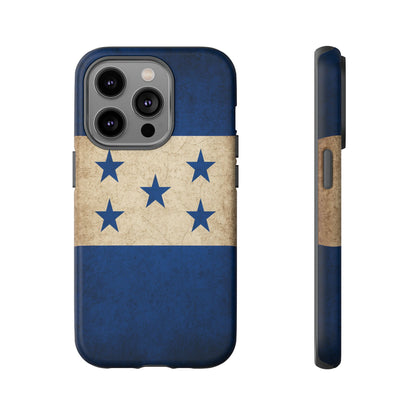 Honduras Flag Phone Case | Vintage Honduran Flag iPhone & Samsung Tough Protective Case